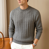 Klassischer Zopfstrickpullover | Eleganz trifft auf Komfort