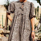 Chiara | Leoparden Kleid Zendoo.de