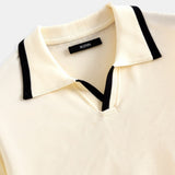 Herren-Poloshirt mit Kontrastdetails – Elegant & Modern