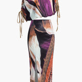 Clarissa | Zweiteiler-Set mit asymmetrischer Bluse & Bleistiftrock