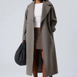 Emilia | Langer Wollmantel im Oversize-Stil Zendoo.de