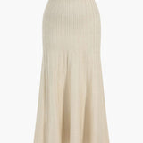 Estelle | Strick-Set mit Blazer, Weste & Midirock