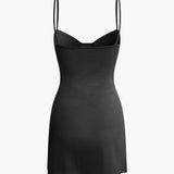 Scarlett | Figurbetontes Spaghetti-Träger-Kleid – Klassischer Chic mit femininer Note