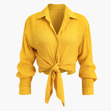 Amber | Luftiges Zweiteiler-Set mit Bluse und weiter Hose