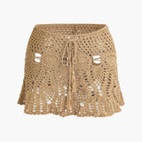 Marina | Häkel-Zweiteiler mit Crop-Top & Minirock