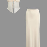 Brianna | Zweiteiler-Set mit Bandeau-Top & Maxirock