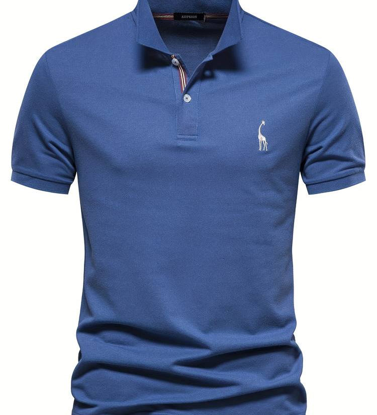 Noah | Slim Fit Klassisches Poloshirt mit sportlichem Kragen-Detail