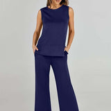 Saphira | Ärmelloses Zweiteiler-Set