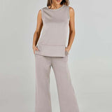 Saphira | Ärmelloses Zweiteiler-Set