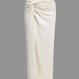 Eveline | Elegantes Zweiteiler-Set mit One-Shoulder-Top & Wickelrock