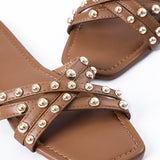 Trendige Sandalen mit Nieten-Details