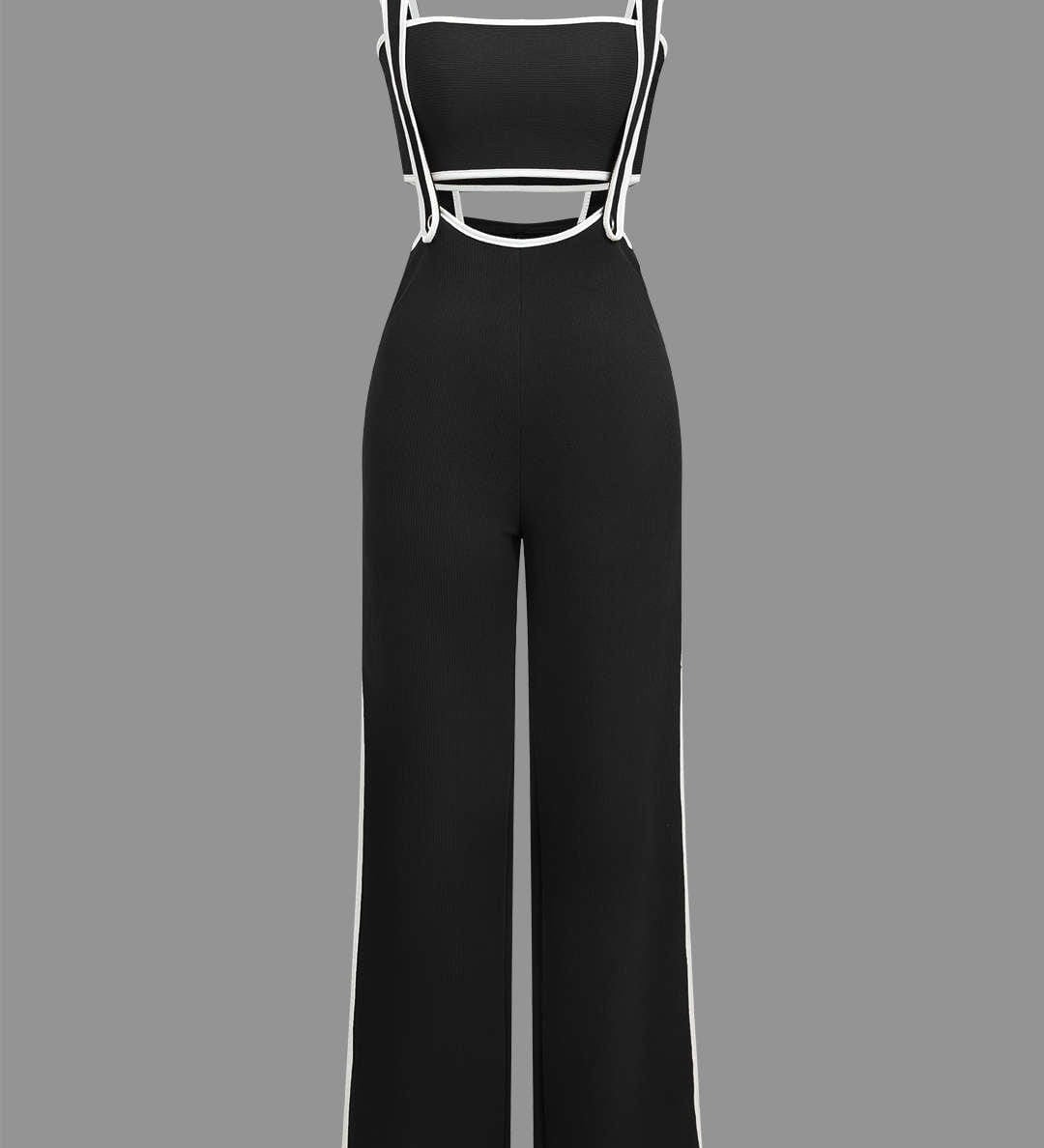 Sabine | Zweiteiler mit Kontrastdetails & Figurschmeichelndem Design