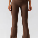 Elora | High-Waist Flare Leggings mit Crossover-Bund