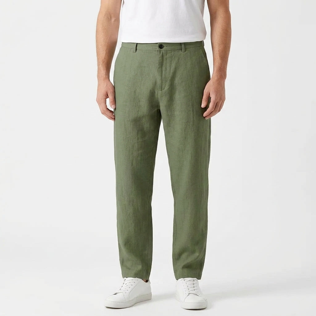 Herren Stoffhose mit Geradem Schnitt