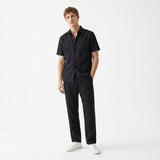 Herren Kurzarmhemd und Hose Set mit Brusttasche