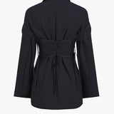 Ariana | Edles Zweiteiler-Set mit Blazer & Korsett-Schnürung