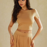 Luna | Elegantes Zweiteiler-Set mit Crop-Top & Palazzo-Hose