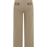 Athena | Elegantes Strick-Set mit Gürtel-Cardigan & Weitbein-Hose