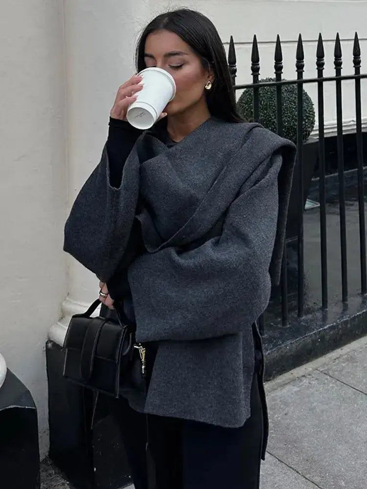 Ella | Elegante Cape-Jacke – Zeitloser Stil und Vielseitige Eleganz Zendoo.de