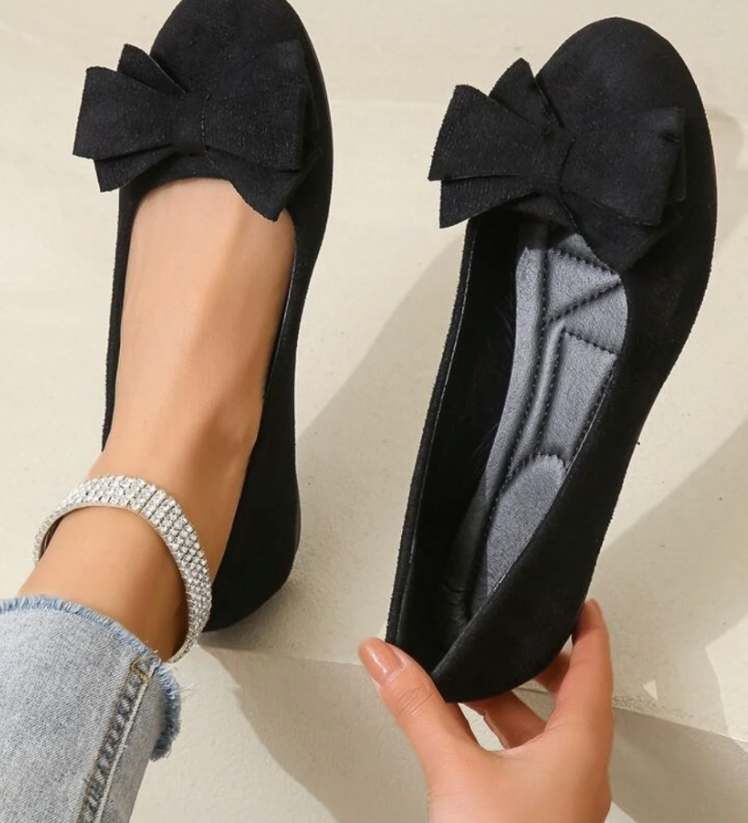 Elegante Ballerinas mit Schleife – Bequem & Stilvoll