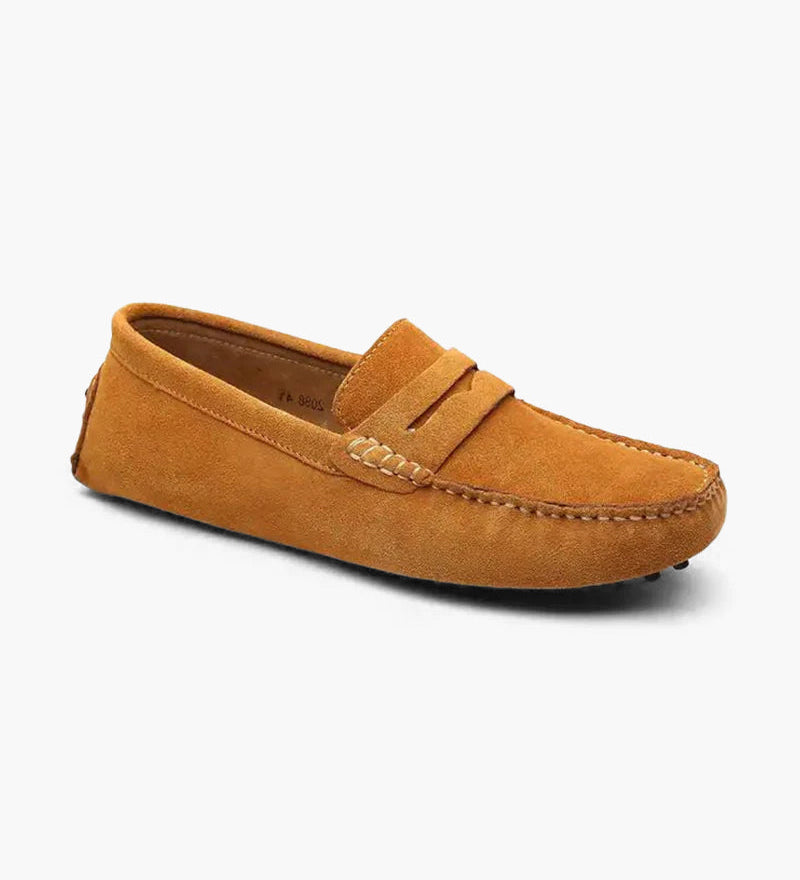 Matthew | Old Money Slip on Herren Wildleder Mokassin