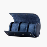 Josiah | Elegantes Leder Uhrenhalter Reiseetui für 3 Uhren