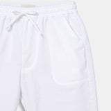 Luca | Weiße Herren-Jogginghose mit Kordelzug