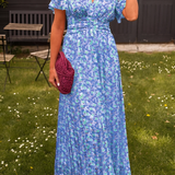 Ava™ | Elegantes Maxikleid mit V-Ausschnitt und femininer Passform