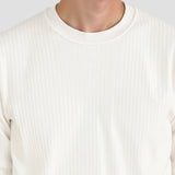 Luca | Feinripp-Langarmshirt für Herren – Minimalistisch & Vielseitig