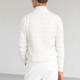 Liam | Klassischer Strickpullover mit Reißverschluss – Eleganter & Warmer Winterstil