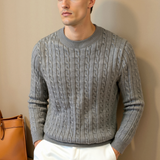 Klassischer Zopfstrickpullover | Eleganz trifft auf Komfort