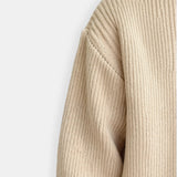 Klassischer Strickpullover mit Reißverschluss – Zeitlos & Komfortabel