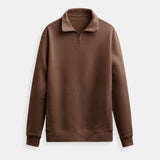 Minimalistischer Fleece-Pullover mit Reißverschluss – Wärme & Stil vereint