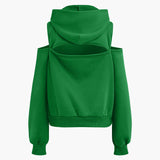 Evangeline | Sportliches Hoodie-Set mit Cut-Outs