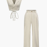 Mira | Elegantes Zweiteiler-Set mit Cropped-Top