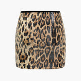 Savanna | Leo-Print Top & Minirock – Ein Statement-Look für selbstbewusste Frauen