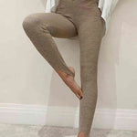 Clara | Gerippte Mid-Waist-Leggings – Komfort und Stil für Jeden Tag Zendoo.de