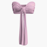 Lara | Elegantes Zweiteiler-Set mit Schleifen-Bandeau & Weitbein-Hose