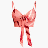 Bailey | Zweiteiler mit Knoten-Top & Bambusprint-Hose