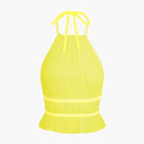 Elise | Romantisches Zweiteiler-Set mit Plissee-Top & Maxirock