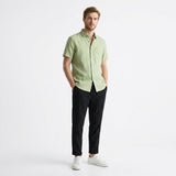 Herren Kurzarmhemd und Hose Set mit Brusttasche