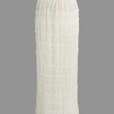 Elise | Romantisches Zweiteiler-Set mit Plissee-Top & Maxirock