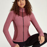 Elisa | Nahtlose Sportjacke mit Reißverschluss