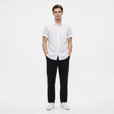 Herren Kurzarmhemd und Hose Set mit Brusttasche