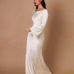 Sophie | Langärmliges Maxikleid – Fließender Schnitt für Eleganz und Komfort Zendoo.de