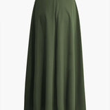 Asteria | Stilvolles Zweiteiler-Set mit Crop-Top & Maxirock