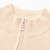 Jameson | 3-teiliges Set Kaschmir-Cardigan, hose & Wildleder-Boots