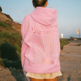 Oversize Damen-Hoodie mit Sunset-Print Let’s Watch the Sunset