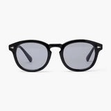 Jayden | Schwarzer Rahmen Runde Sonnenbrille für Männer