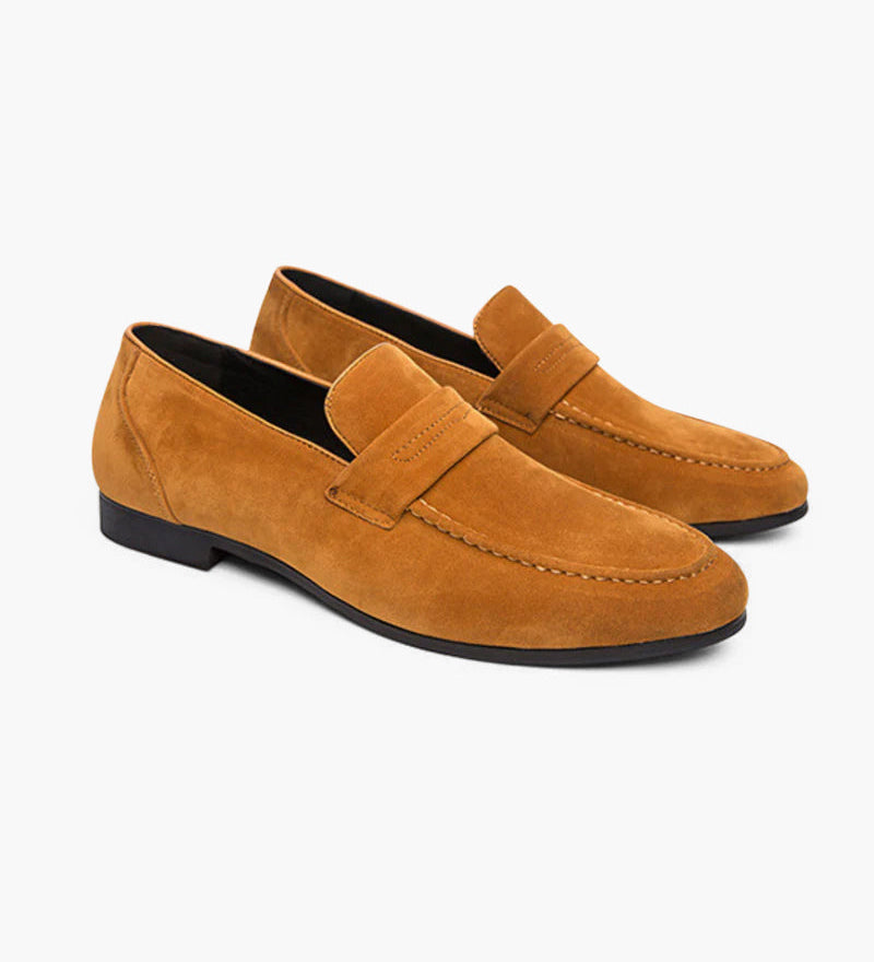 Julian | Old Money Casual Business Wildleder Loafer für Männer